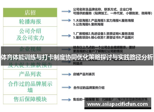 体育体能训练与打卡制度协同优化策略探讨与实践路径分析